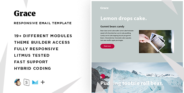 Grace – Responsive Email + StampReady Builder