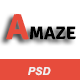 AMAZE - EMAIL PSD Template