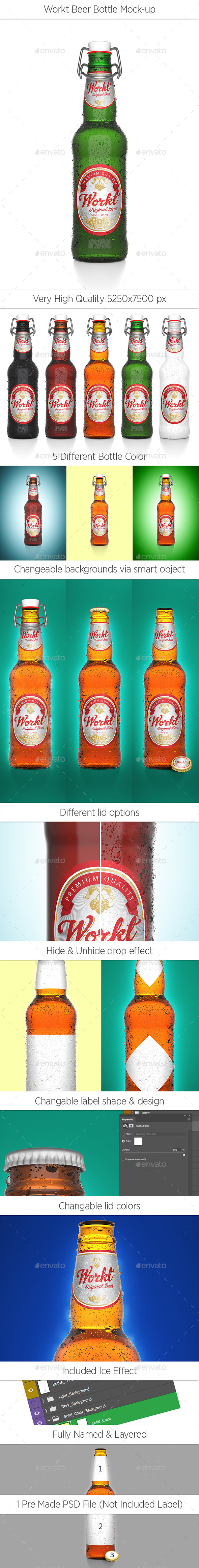 Beer Bottle Mockup