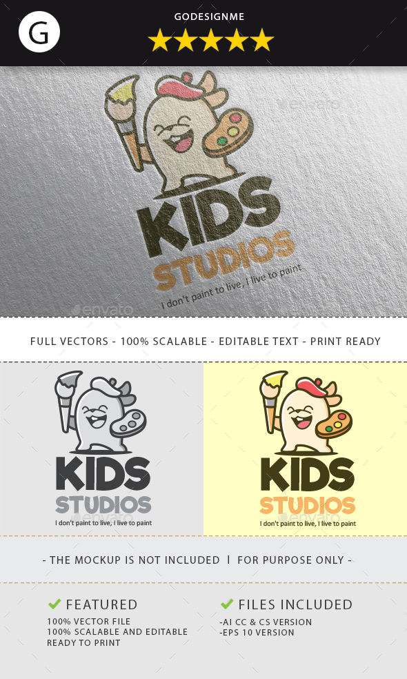 Kids Studios Logo Design