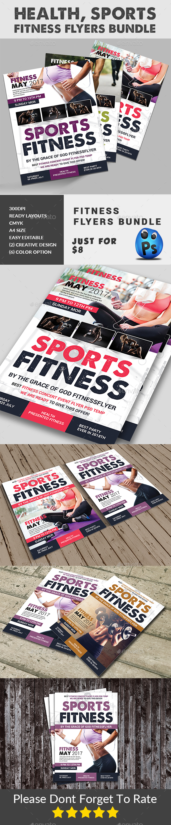 Fitness Flyers Bundle