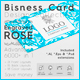 Business Card Design Collection. Engraved Rose. 6000 in 1