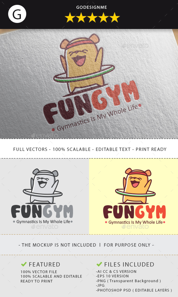 Fun Gym Logo Design