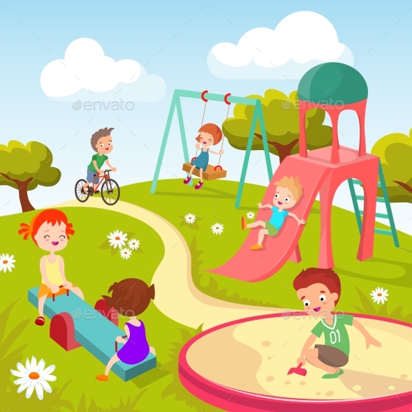 Children at Playground