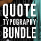 Quote Typography T-Shirts Bundle