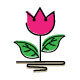 Tulip Flower Logo