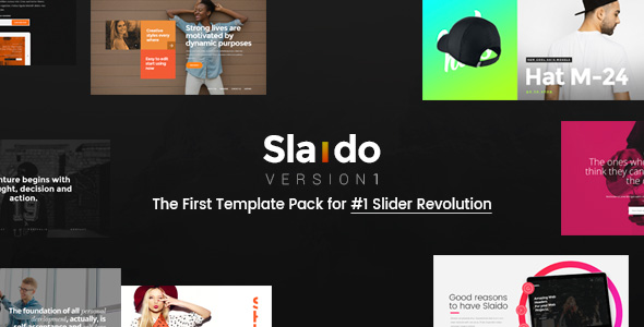 Slaido - Template Pack for Slider Revolution
