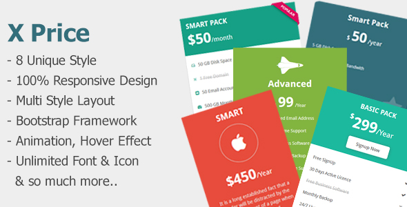 CodeCanyon X Price Responsive Multipurpose Pricing Tables 20094237 CodeCanyon X Price Responsive Multipurpose Pricing Tables 20094237