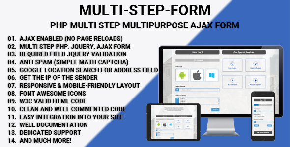 Download Multi Step Form Php Multi Step Multipurpose Ajax Form Wordpress Themes Html Multi Step Form Template