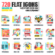 Set of Flat Design Icons