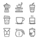 17 Tea&Coffee Outline Stroke Icons