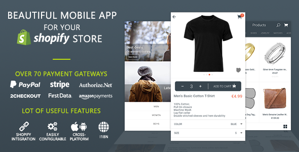 MobileFront Shopify Mobile App - CodeCanyon Item for Sale