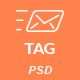 TAG - E-Newsletter PSD Template