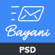 Bayani - E-newsletter PSD Template