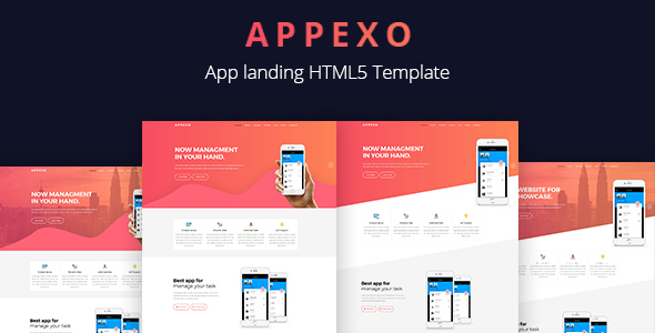 Appexo App Landing Page.