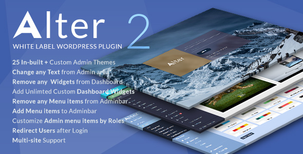 White Label Wordpress Plugin - WpAlter - CodeCanyon Item for Sale