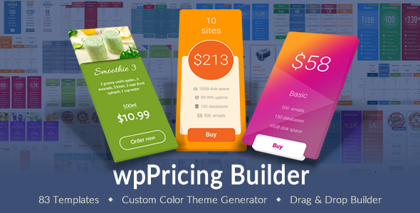 WP Pricing Table Builder - Responsive Pricing Plans Plugin for WordPress - CodeCanyon Item for Sale