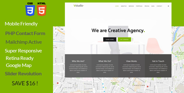 Vstudio - Onepage Parallax