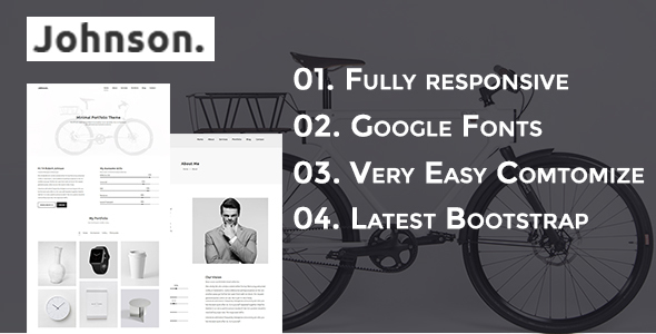 JHONSON - Minimal Portfolio HTML5 Template