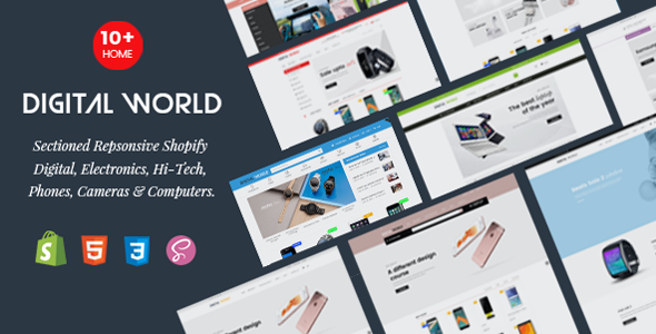 Digital World - Sectioned Responsive Shopify Theme for Digital, Electronics & Hi-Tech Store