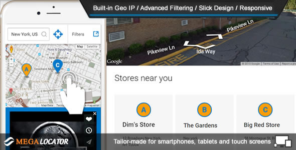 Mega Locator Theme - Super Store Finder - CodeCanyon Item for Sale