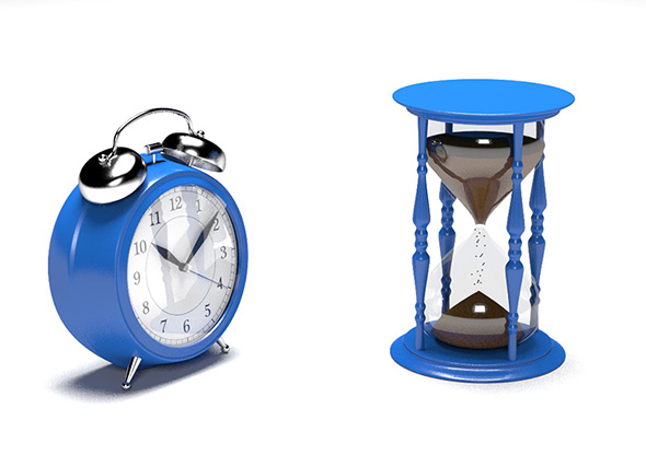 3DOcean Alarm Clock & Hourglass 20222608