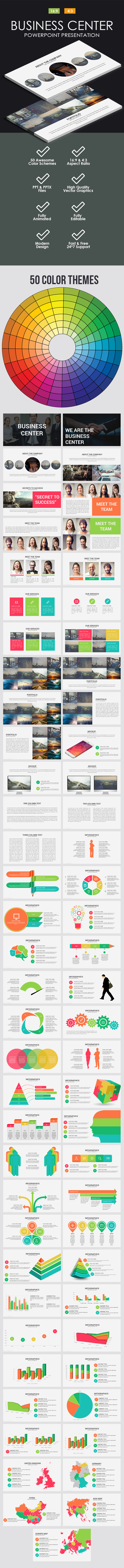 Business Center Powerpoint Template