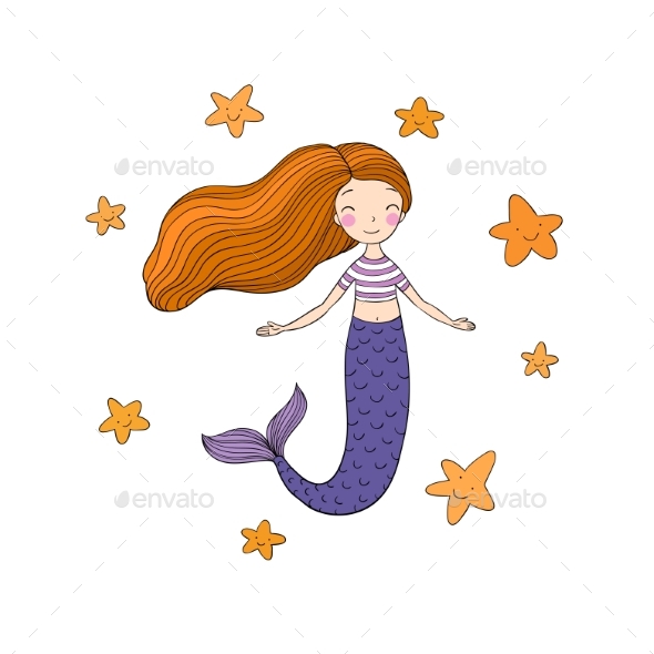 Mermaid and Starfish