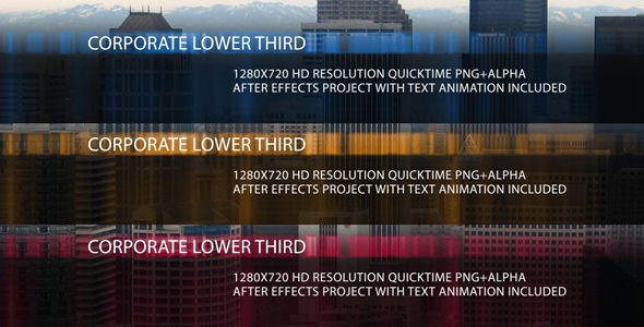 Corporate Lower Third Corporate Lower Third