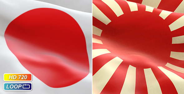 Japan Flag loop Japan Flag loop