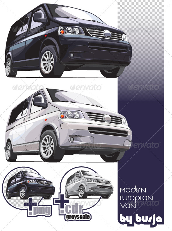 Modern european van Modern european van