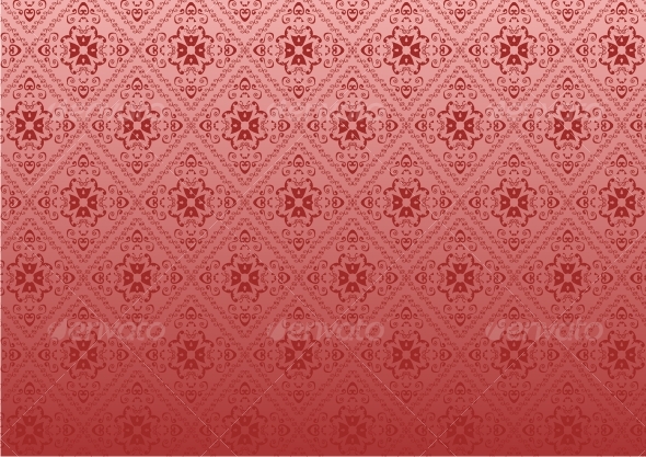 Red seamless background - Patterns Decorative