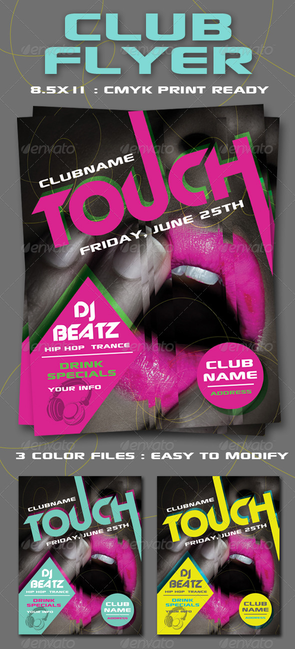 Club Flyer - Clubs & Parties Events