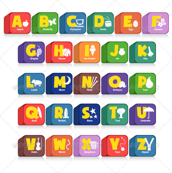 Alphabet Cubes