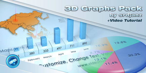 3d charts videohive free download after effects templates