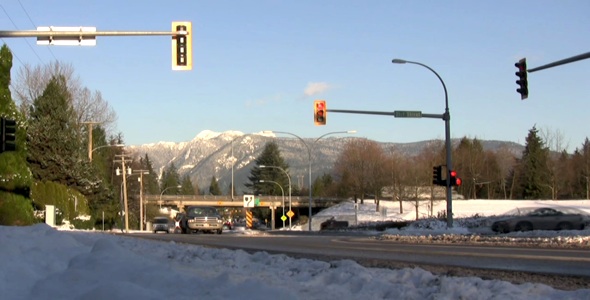 Mountain Crossroad Traffic Mountain Crossroad Traffic