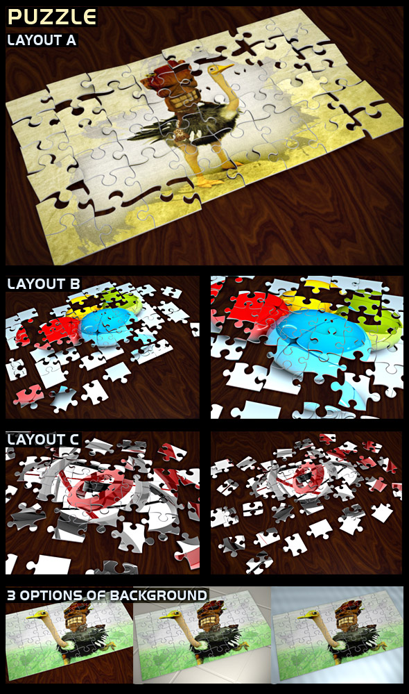Puzzle - 3DOcean Item for Sale