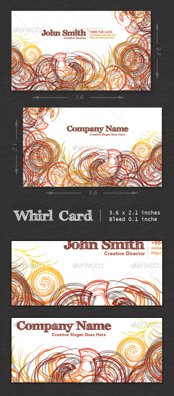 Whirl Card - Creative Business Cards