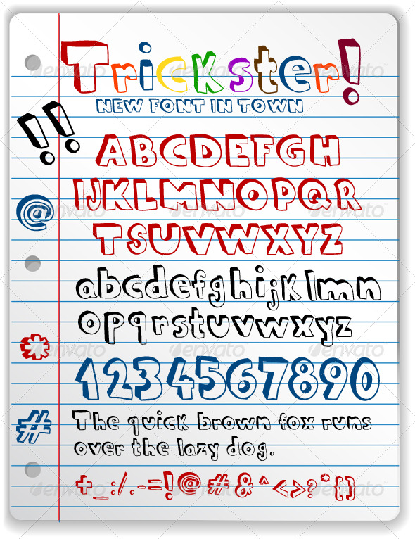 Doodle Font - Comic Decorative