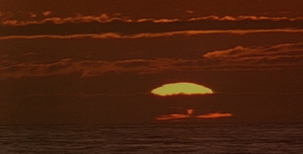 Ocean Sunset Close Up Ocean Sunset Close Up