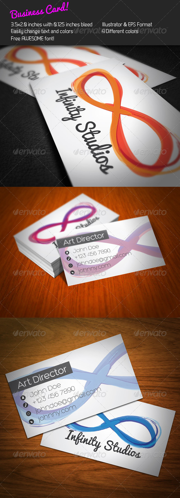 Infinity Business Card - Creative Business Cards