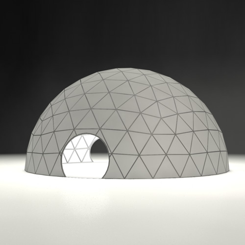 geodesic dome - 3DOcean Item for Sale