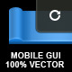 Mobile application/site user interface Mobile application/site user interface - GraphicRiver Item for Sale
