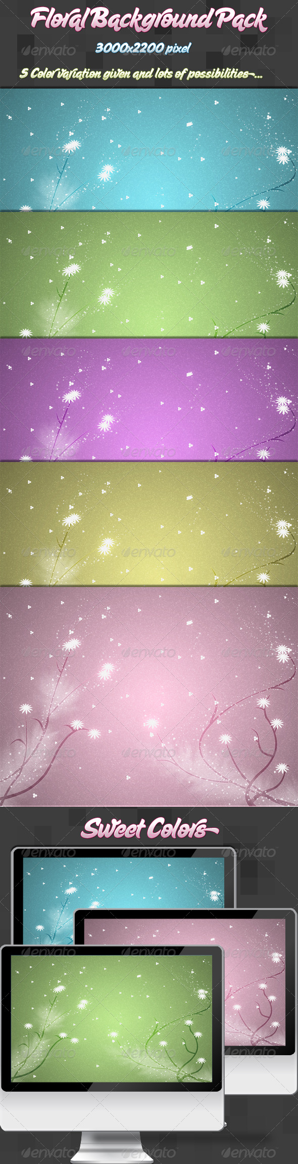Floral Background Pack Floral Background Pack