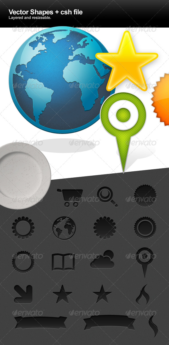 14 Vector Shapes and CSH file - Symbols Shapes