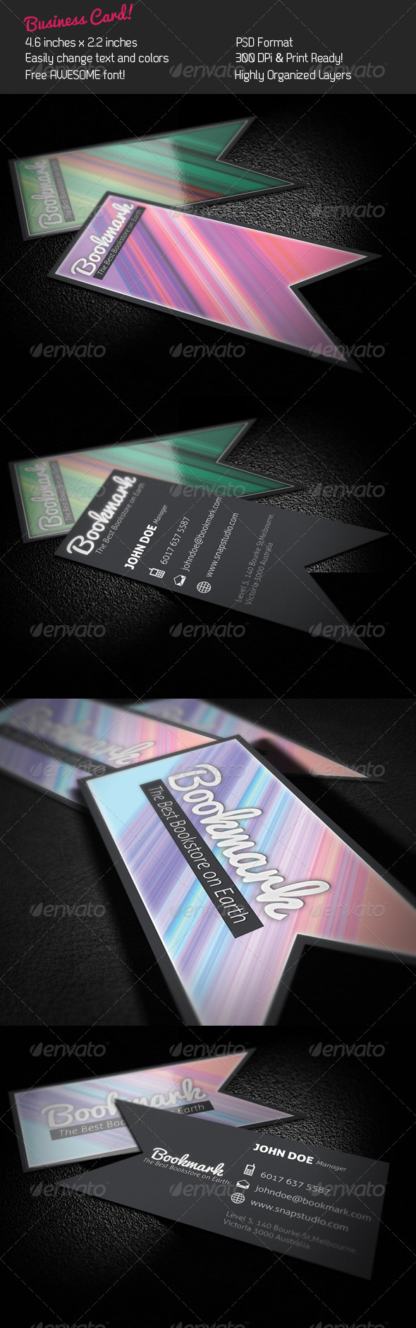Bookmark Business Card