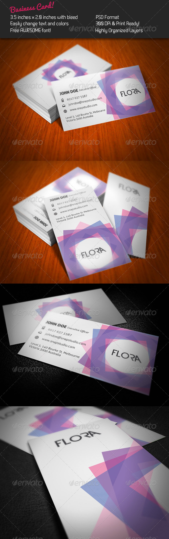 Flora Business Card