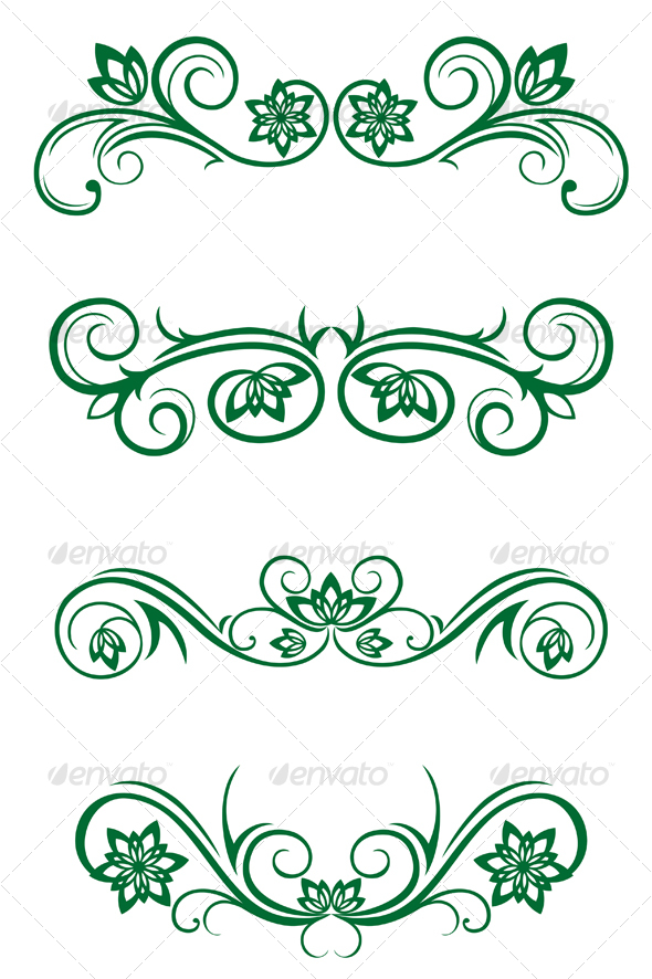 Vintage floral decorations Vintage floral decorations