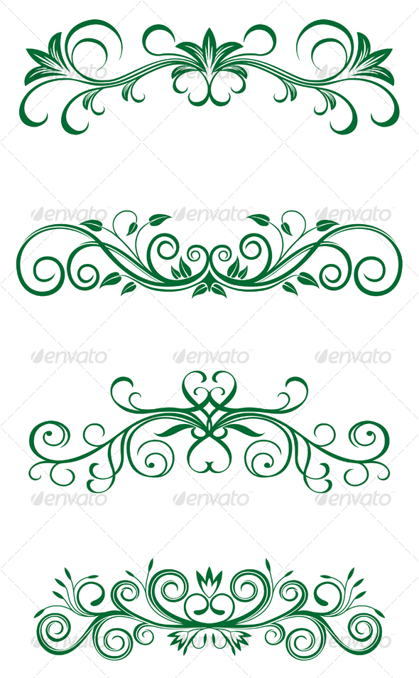 Vintage floral decorations Vintage floral decorations