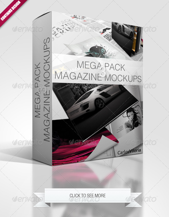 Mega Pack Magazine Mockups 3 Mega Pack Magazine Mockups 3